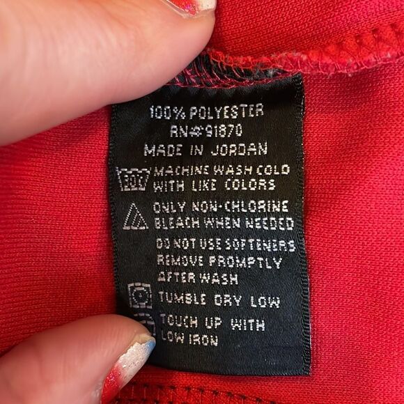 Pre-Owed Pebble Beach Mens Performance Golf Red Pullover Size M - Picture 6 of 6